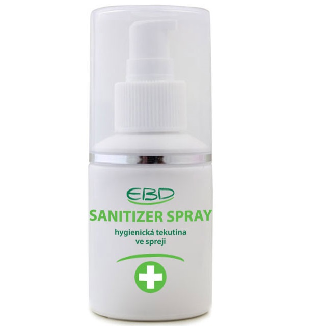 SANITIZER SPRAY - hygienická tekutina s vysokým obsahem alkoholu ve spreji 80 ml