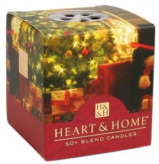 Heart & Home Svíčka bez obalu - Hřejivé Vánoce (52g)