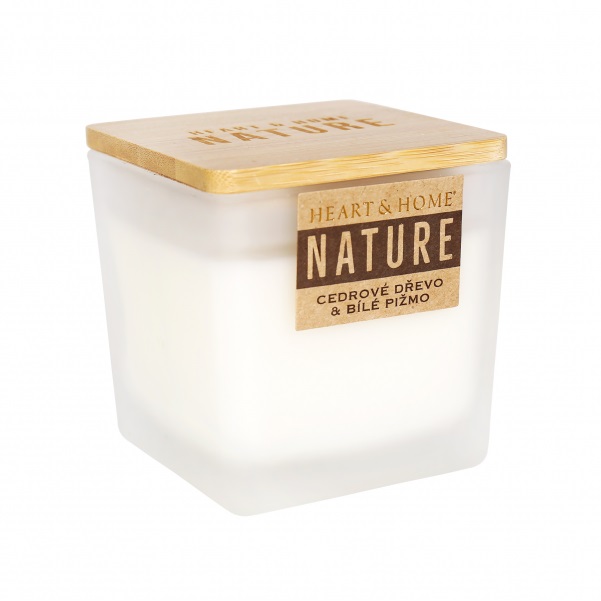 Heart & Home Nature - Cedrové dřevo & bílé pižmo (210g)